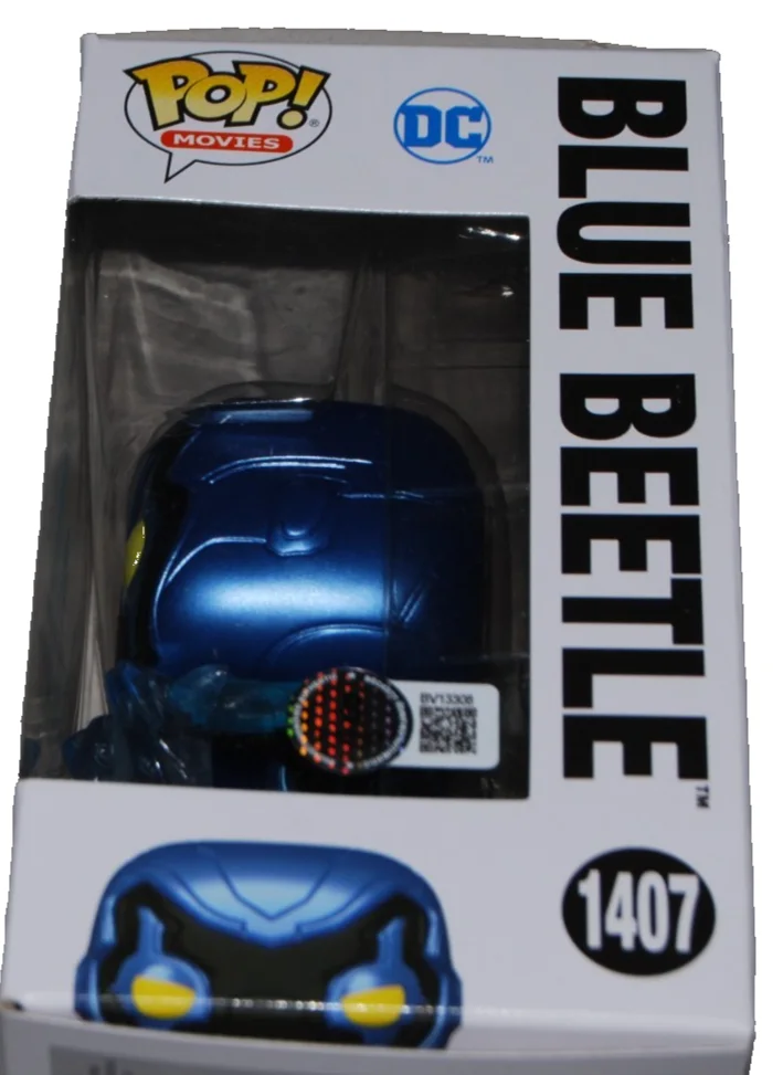 XOLO MARIDUENA signed (BLUE BEETLE) #1407 Glows Funko Pop BECKETT BAS BV13308, image 2