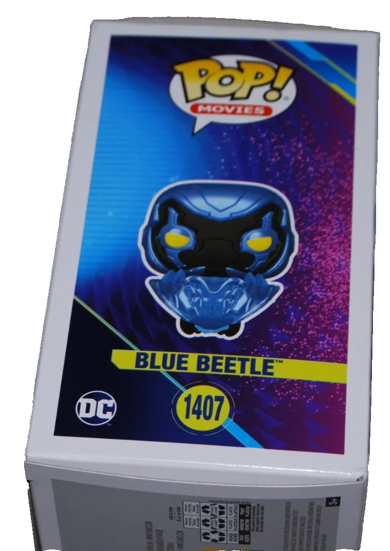 XOLO MARIDUENA signed (BLUE BEETLE) #1407 Glows Funko Pop BECKETT BAS BV13308, image 5