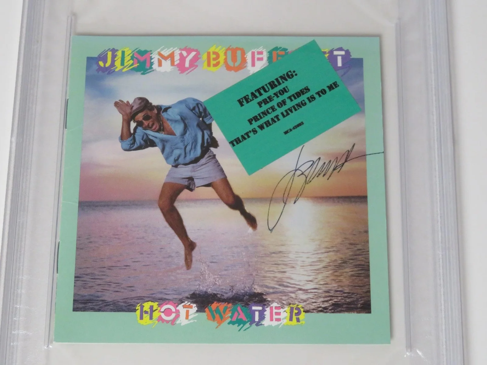 JIMMY BUFFETT Signed Autograph Auto "Floridays" CD Slab PSA JSA, image 4