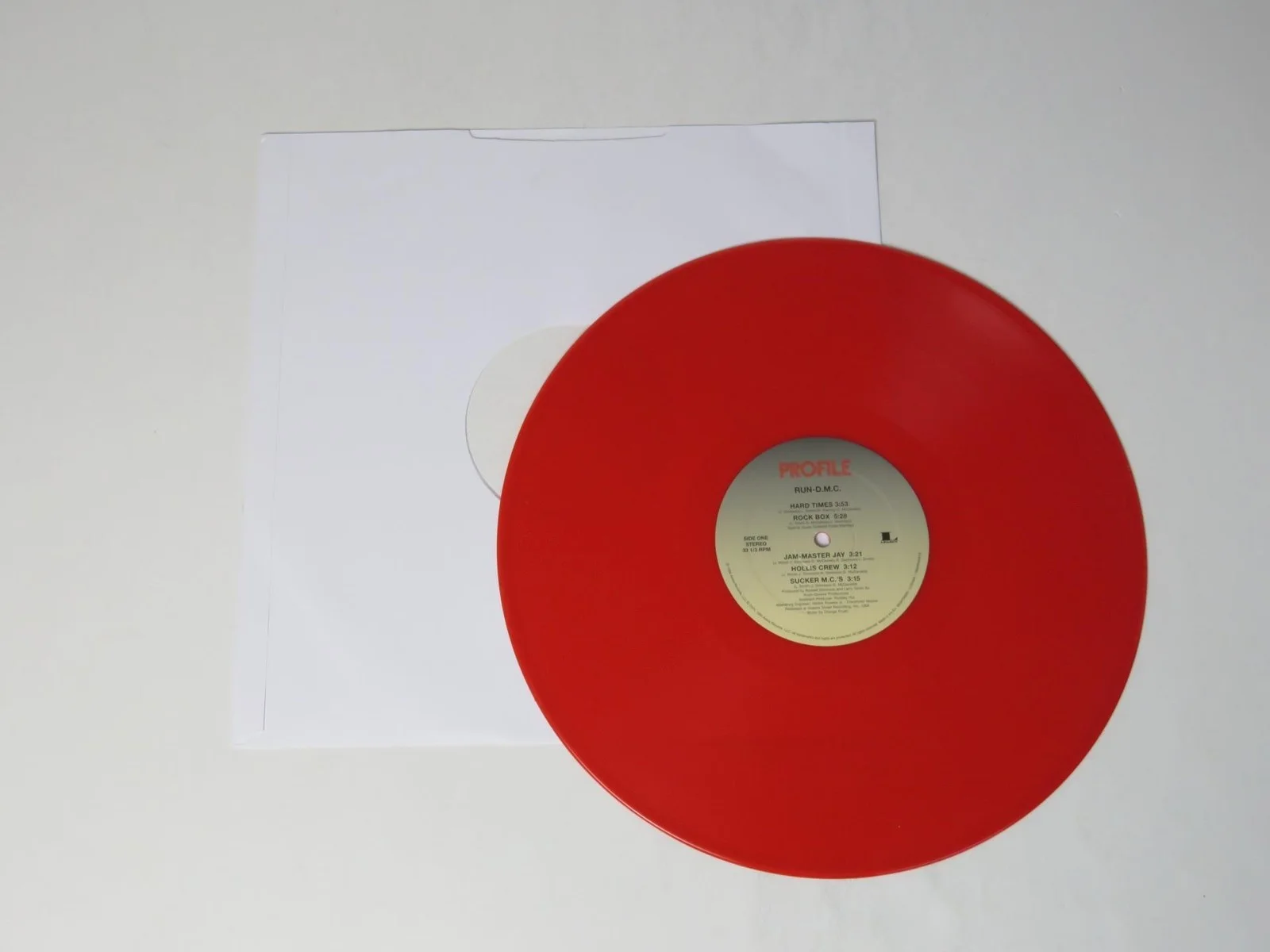 RUN DMC Signed Autograph Auto "Run-DMC S/T" Album Vinyl LP by 2 JSA, изображение 4