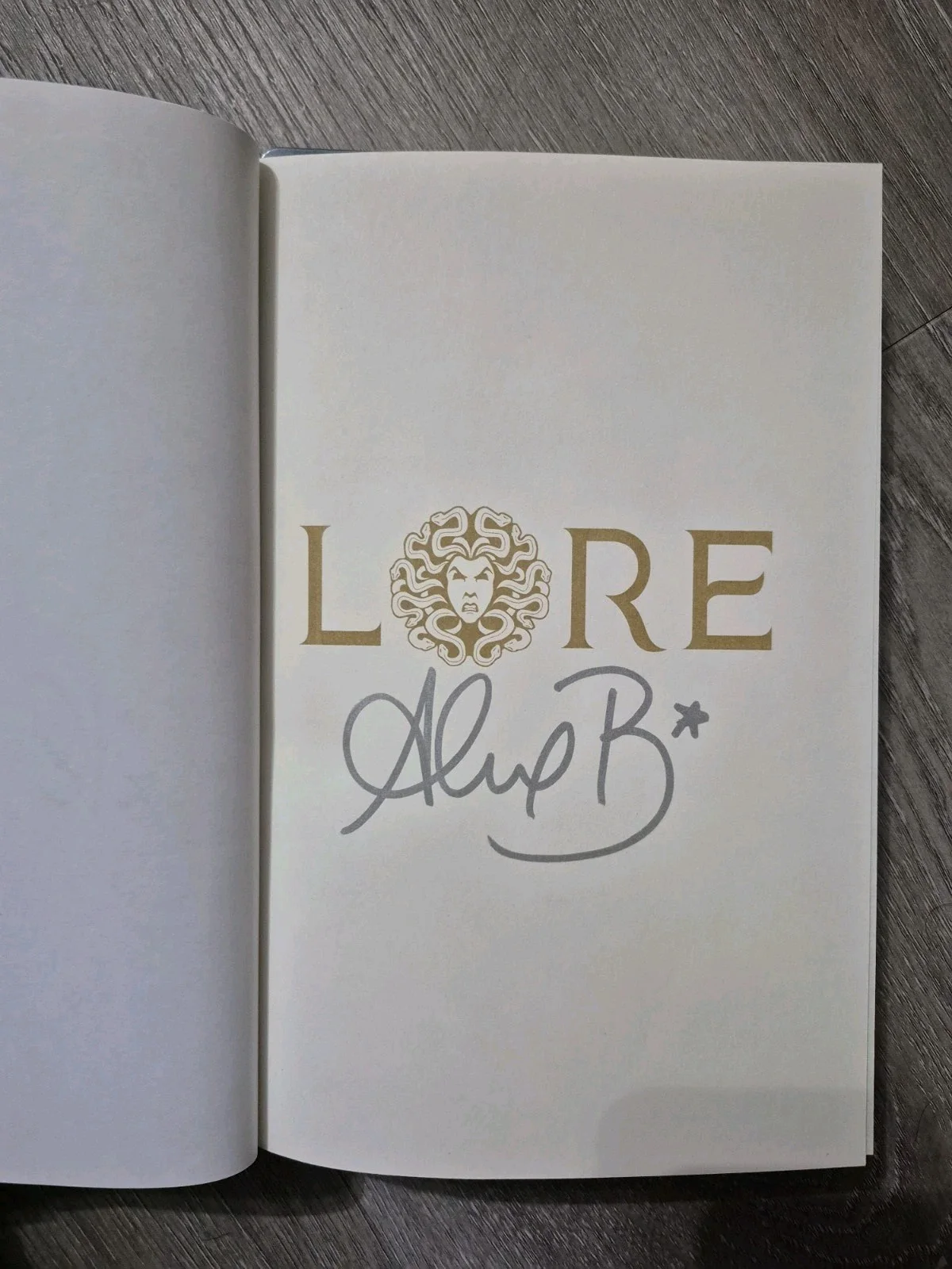 Alexander Bracken Signed Book Lore Barnes And Nobles, image 2