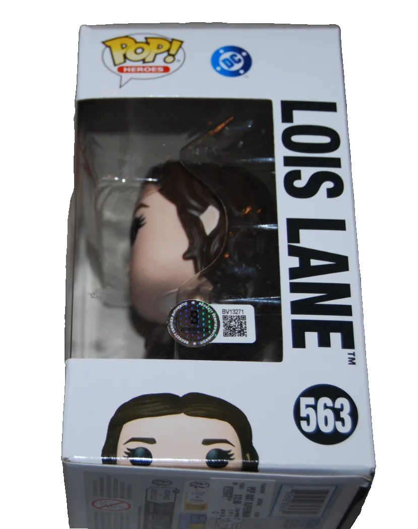 RACHEL BRONHAHAN signed (SUPER MAN) Lois Lane #563 Funko Pop BECKETT BAS BV13271, image 2