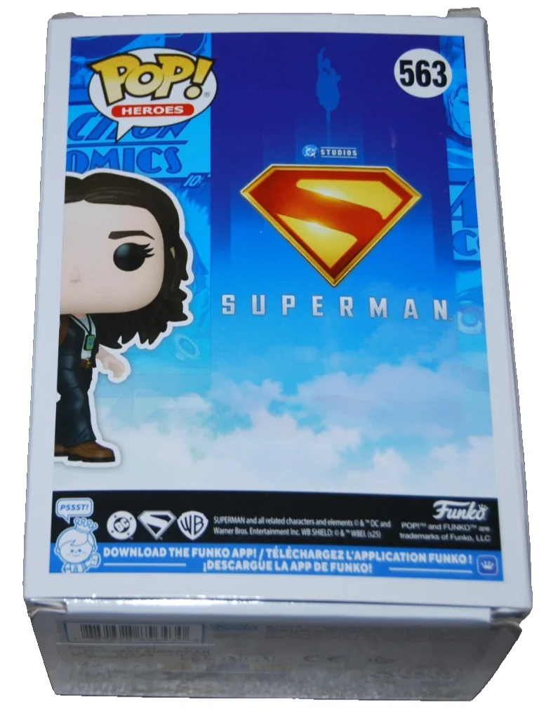 RACHEL BRONHAHAN signed (SUPER MAN) Lois Lane #563 Funko Pop BECKETT BAS BV13271, image 4