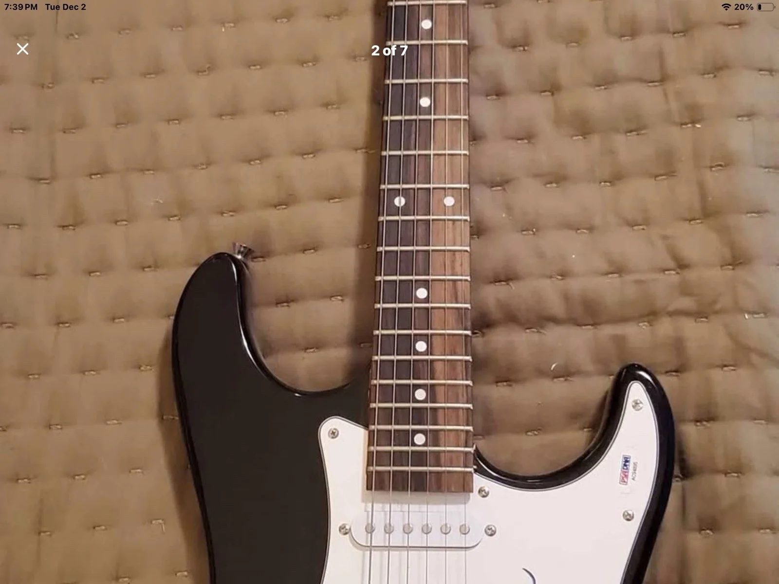 Barry Manilow Signed Electric Guitar PSA DNA COA, image 2