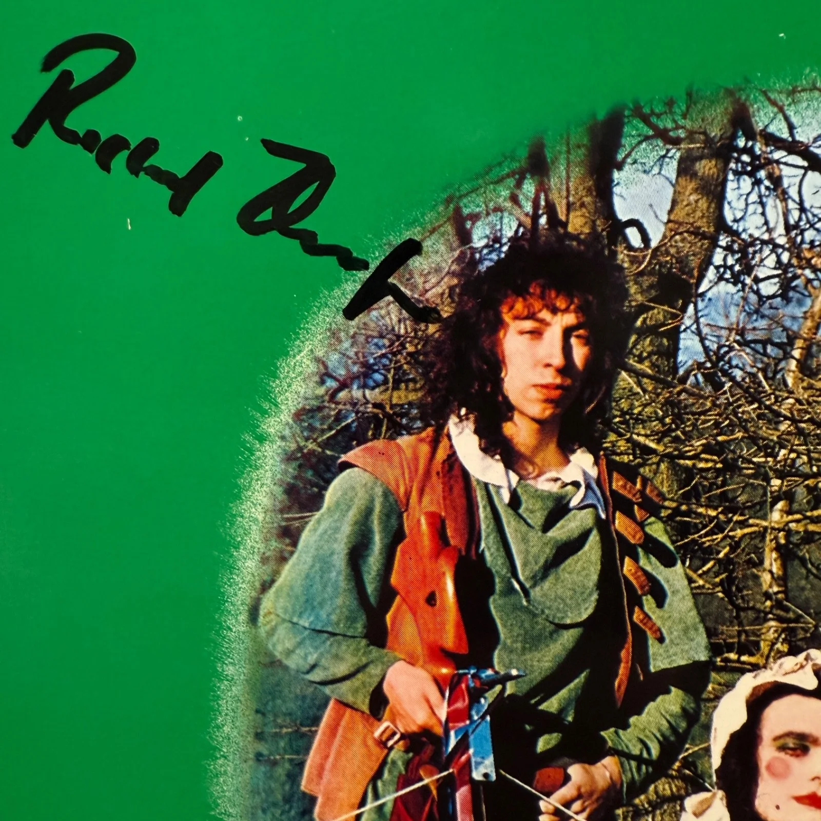 RICHARD THOMPSON - AUTOGRAPH!! Signed VINYL LP "Morris On" CGLP 4406 Carthage NM, image 2