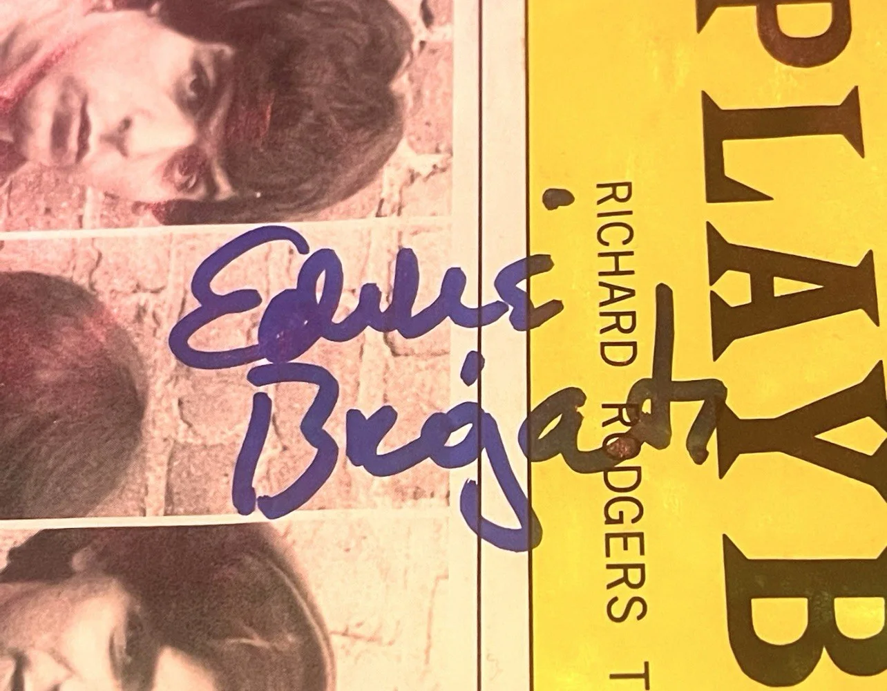 BAS COA The Rascals: Eddie Brigati +1 Sig Signed “Once Upon a Dream” Playbill, изображение 3