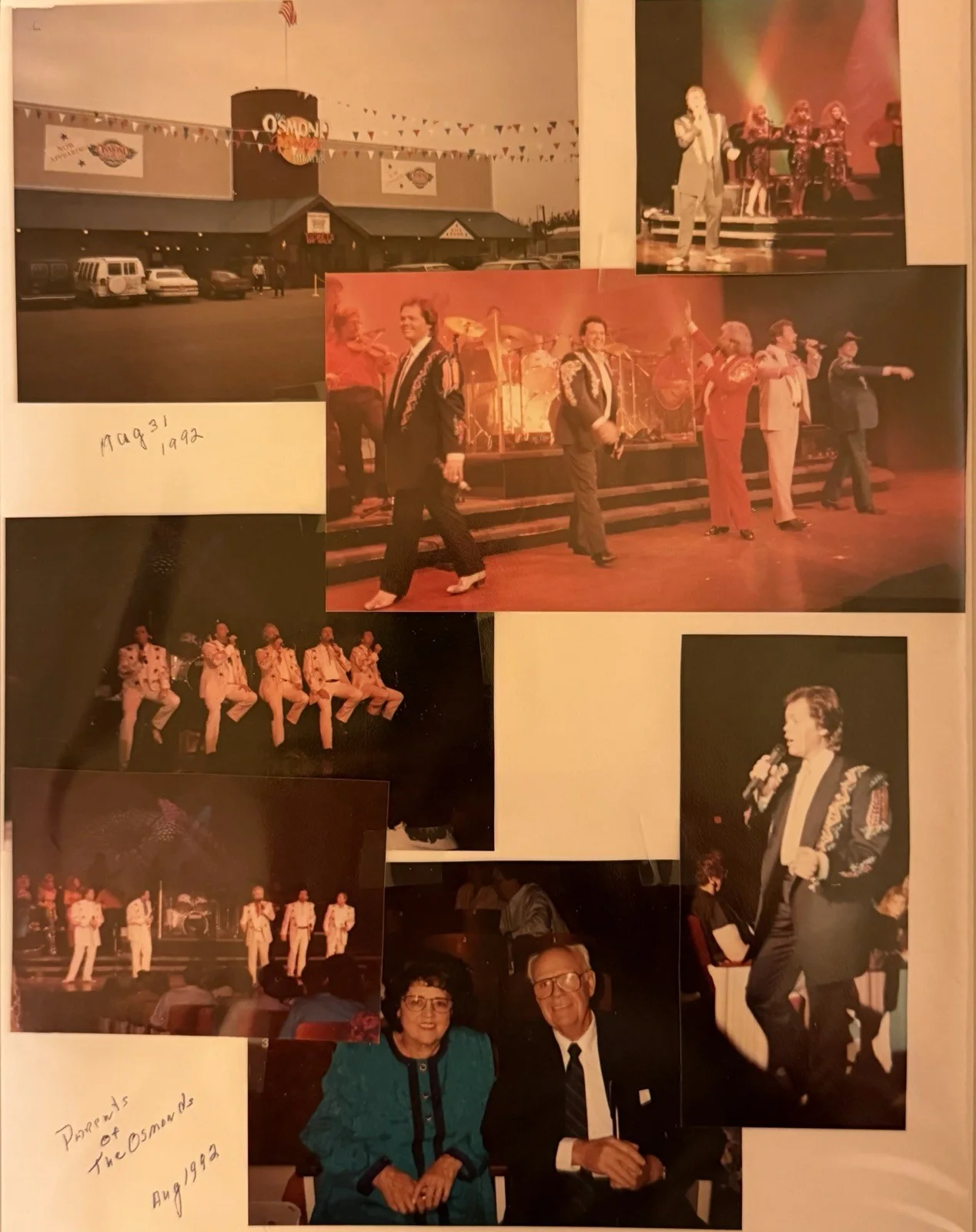 Osmond Brothers — Osmond Brothers Signed Photo, Pictures & Memorabilia from Branson, Mo. 1992., image 4