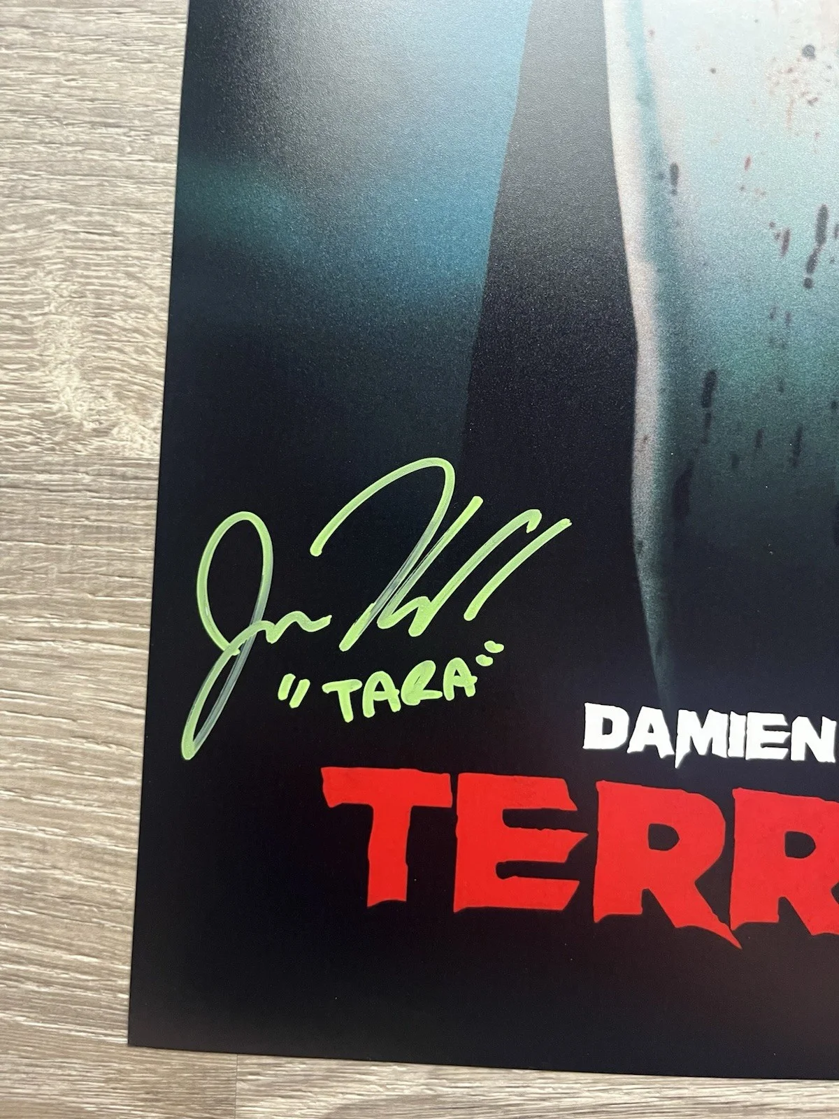 Jenna Kanell — Jenna Kanell Signed Terrifier 11x17 Photo JSA COA Tara Heyes Art The Clown, изображение 4