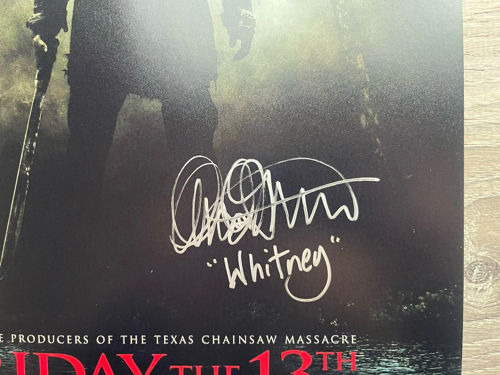 Amanda Righetti Jonathan Sadowski Signed Friday The 13th 11x17 Photo JSA COA F13, изображение 5