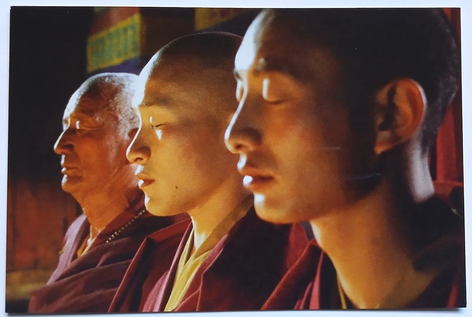 Samsara Movie Film Postcard x 1 - Pan Nalin Bhuddist Monks 2002, изображение 4