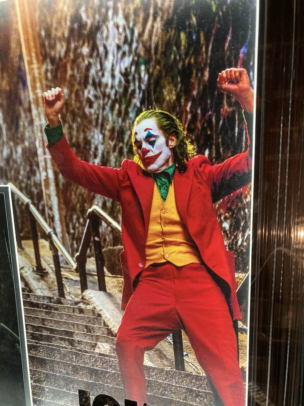 Joaquin Phoenix Joker Signed ACOA Cert. Framed Lighted, image 5