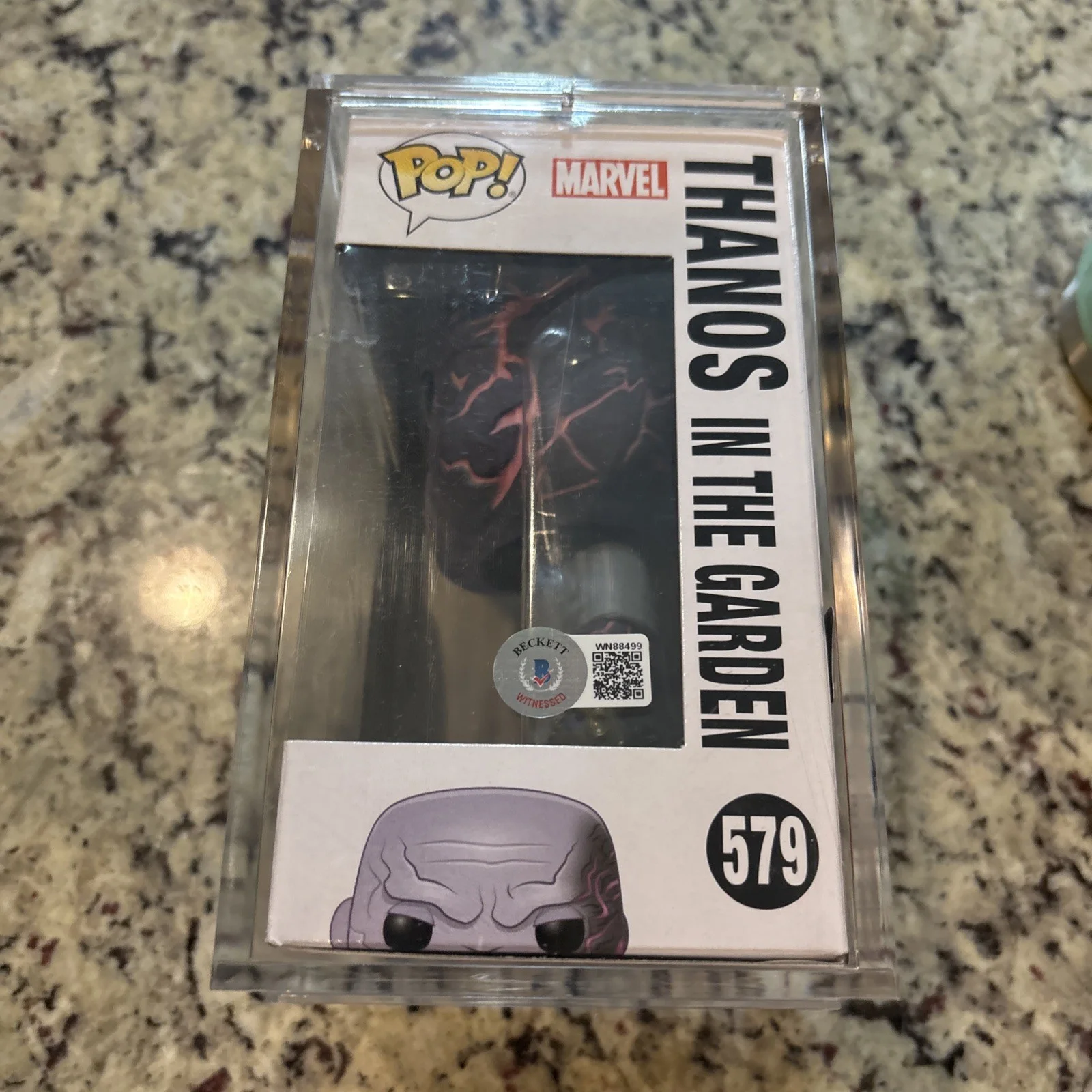 Josh Brolin — Josh Brolin Signed Funko Pop #579 Thanos (Avengers Infinity War) - JSA COA, image 2