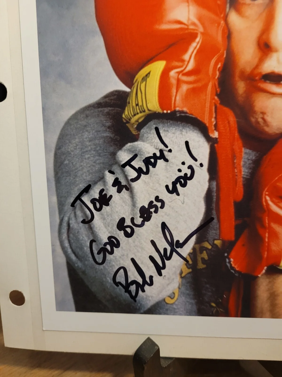 Autograph Signed By The Comedy Bob Nelson, image 2