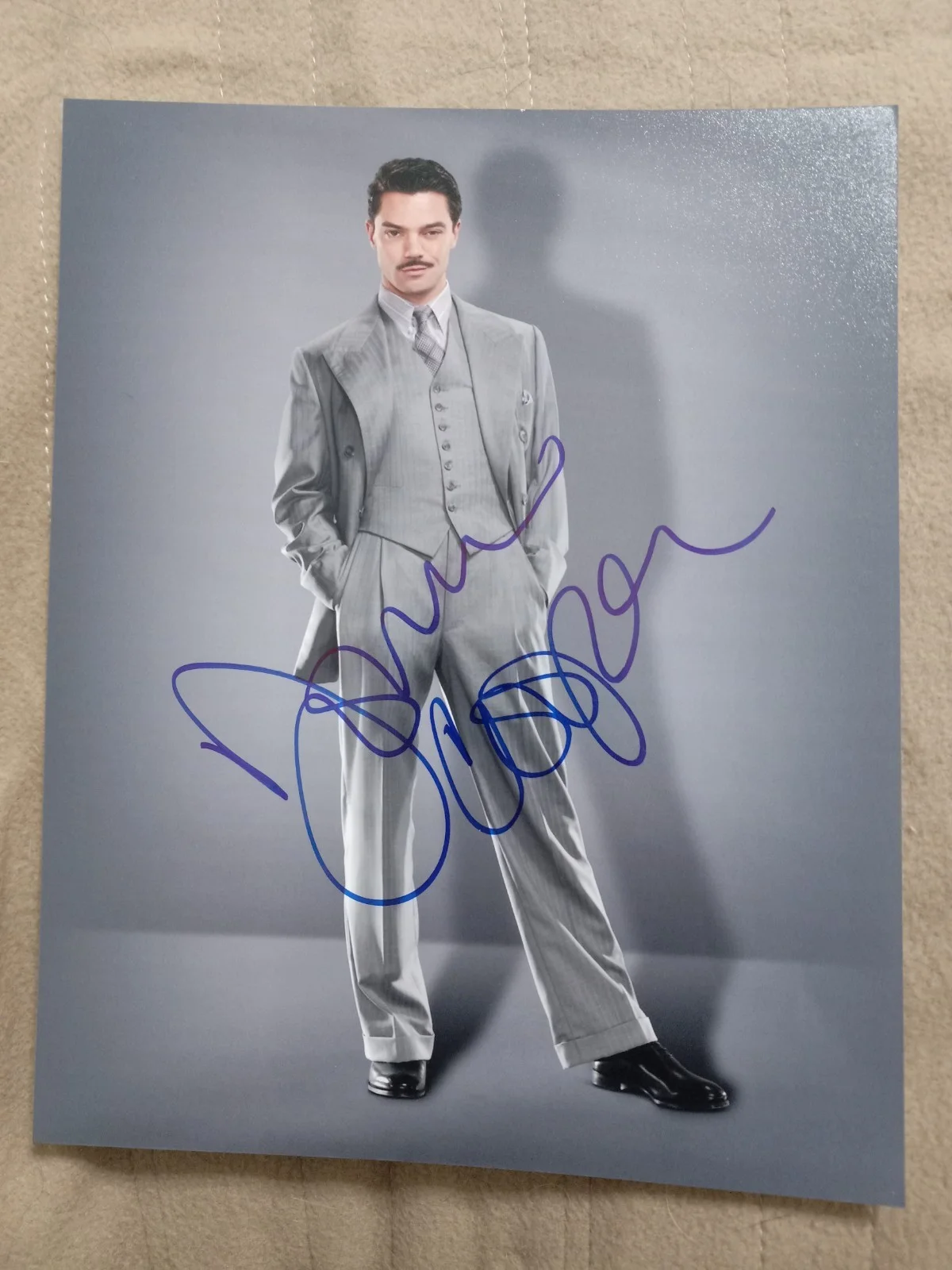 Dominic Cooper — Dominic Cooper "Captain America" Howard Stark AUTOGRAPH Signed 8x10 Photo COA