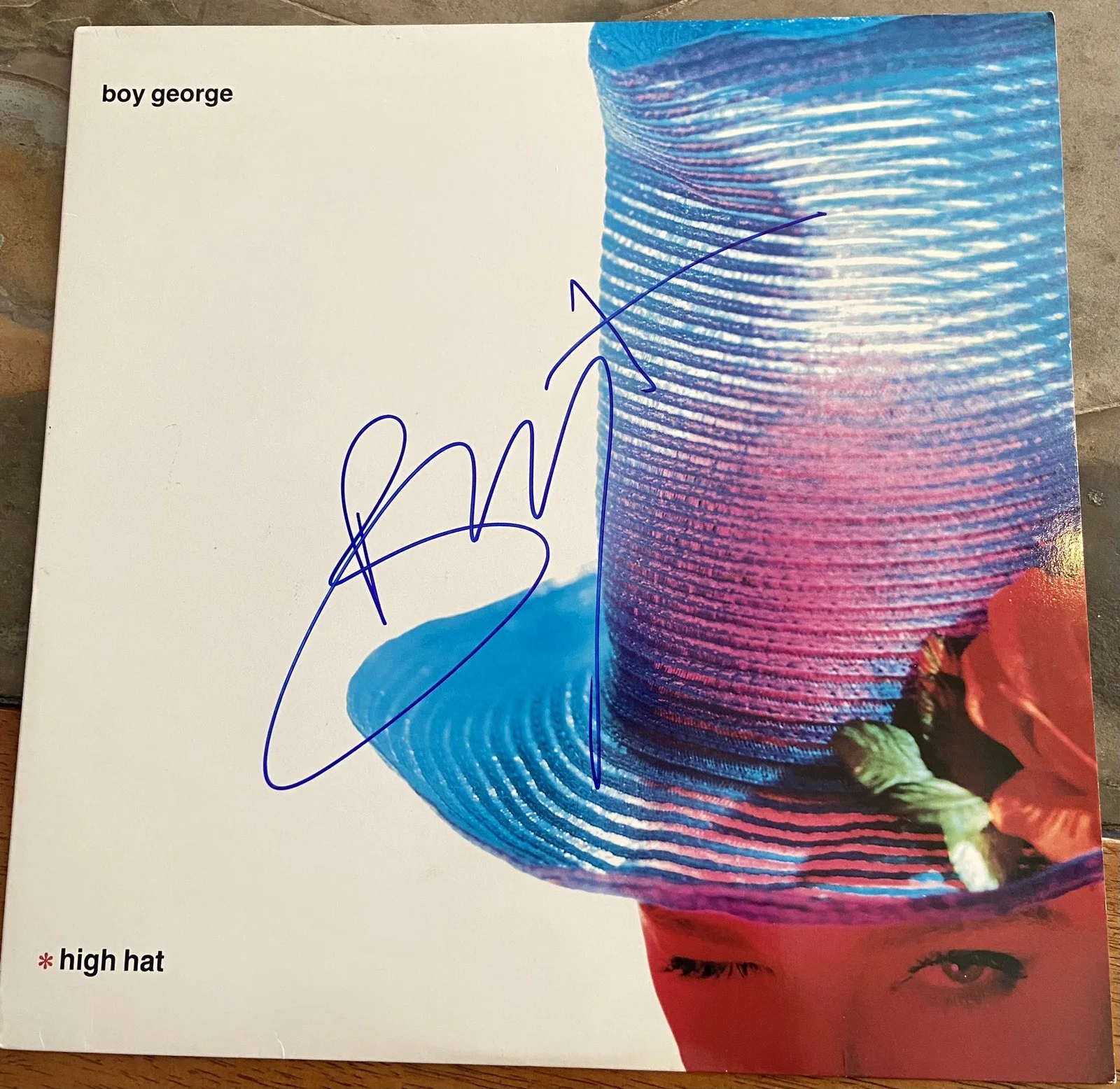 RARE! Culture Club Boy George SIGNED High Hat Solo 12’ Album Vinyl- JSA COA, изображение 2
