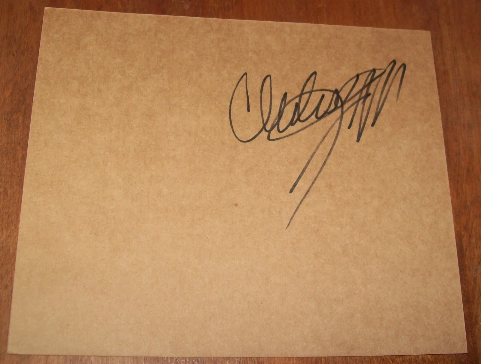 David Lee Murphy and Cletus Judd Autographed Cardboard, image 2