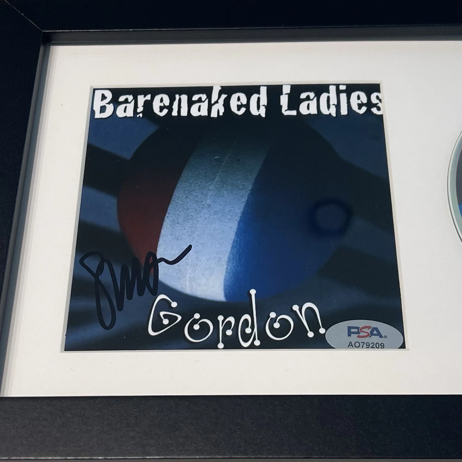 STEVEN PAGE SIGNED BARENAKED LADIES GORDON CD ALBUM AUTOGRAPH FRAMED PSA COA, изображение 2