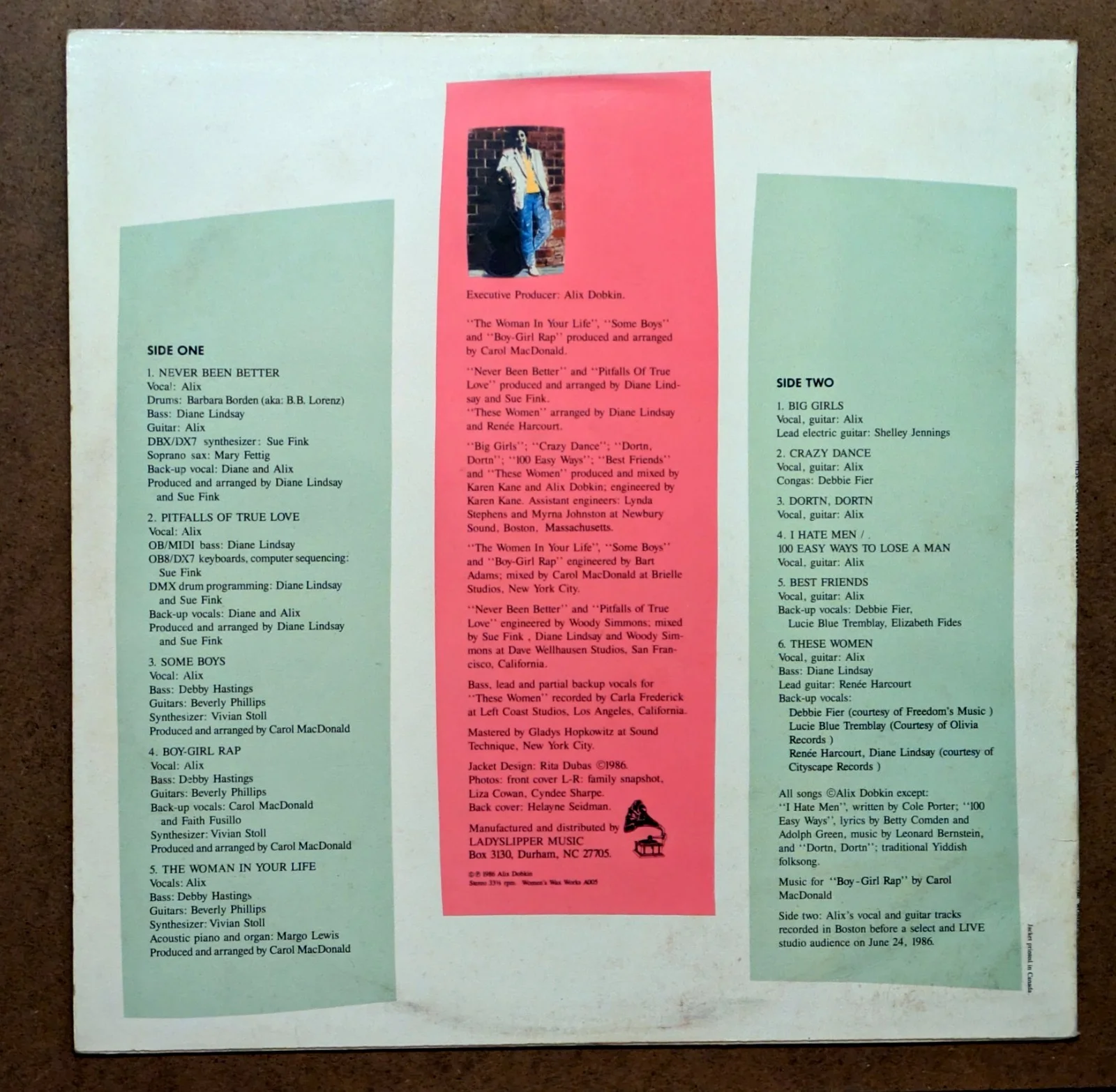 Alix Dobkin & Friends Signed Auto These Women Never Better Record Album Vinyl, изображение 2