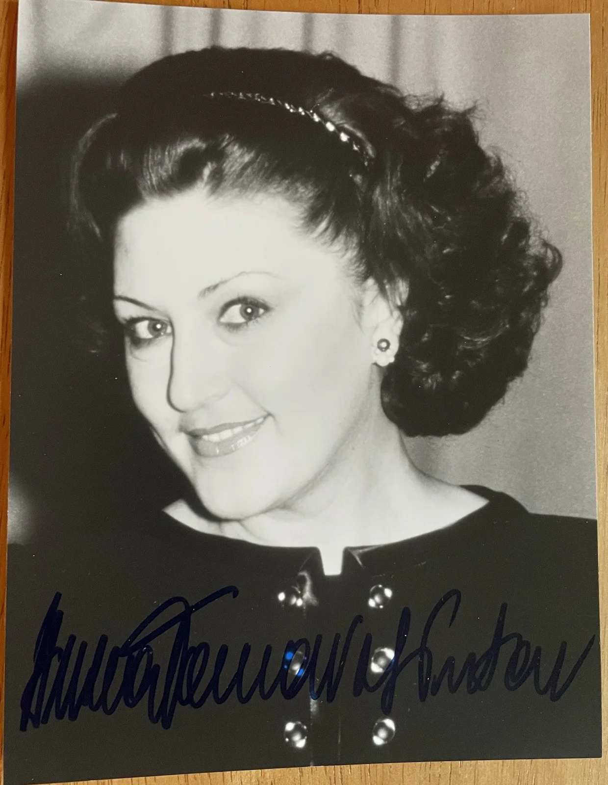 Bulgarian Soprano Anna Tomowa-Sintow Autograph Photo, image 2