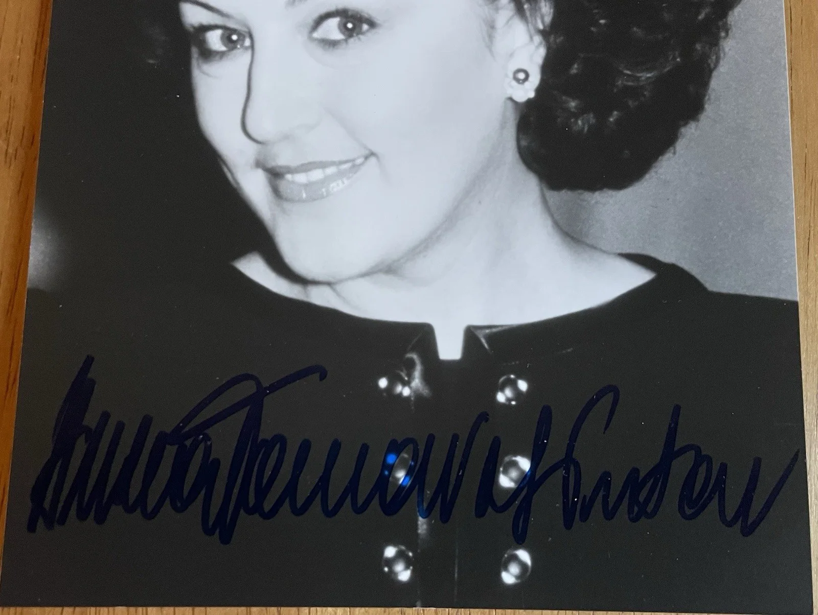 Bulgarian Soprano Anna Tomowa-Sintow Autograph Photo, image 3