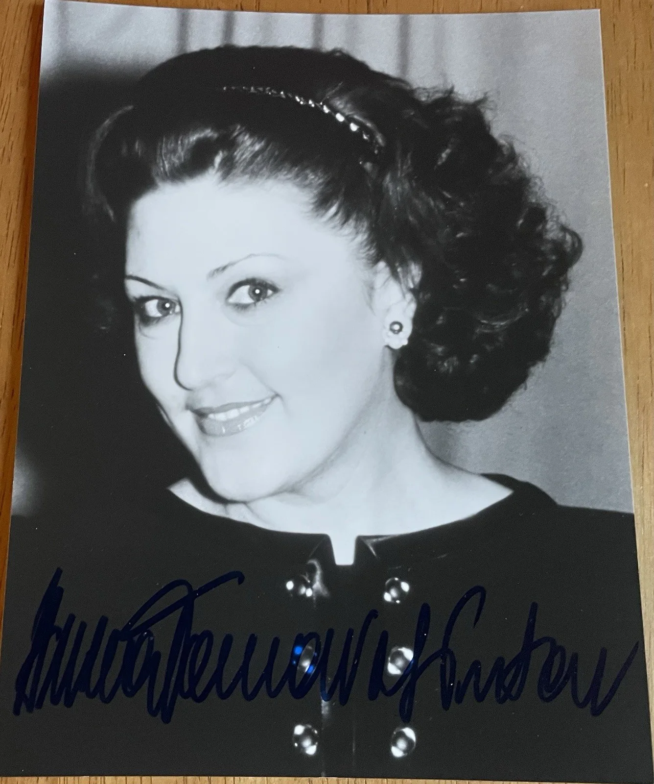 Bulgarian Soprano Anna Tomowa-Sintow Autograph Photo, image 4