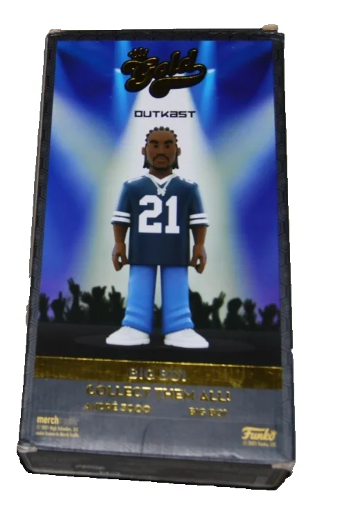 BIG BOI signed (OUTKAST) Premium gold Funko 12" Figure BECKETT BAS BV13299, image 5