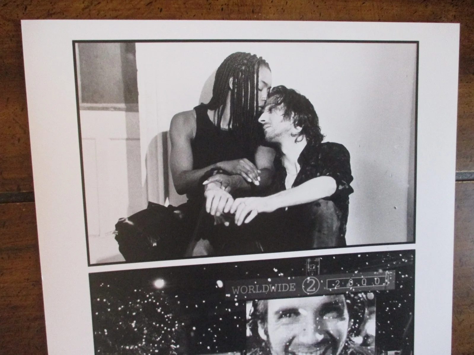 Angela Bassett/Ralph Fiennes("STRANGE DAYS")8 x 10 1995 Black/White Press Photo, изображение 2