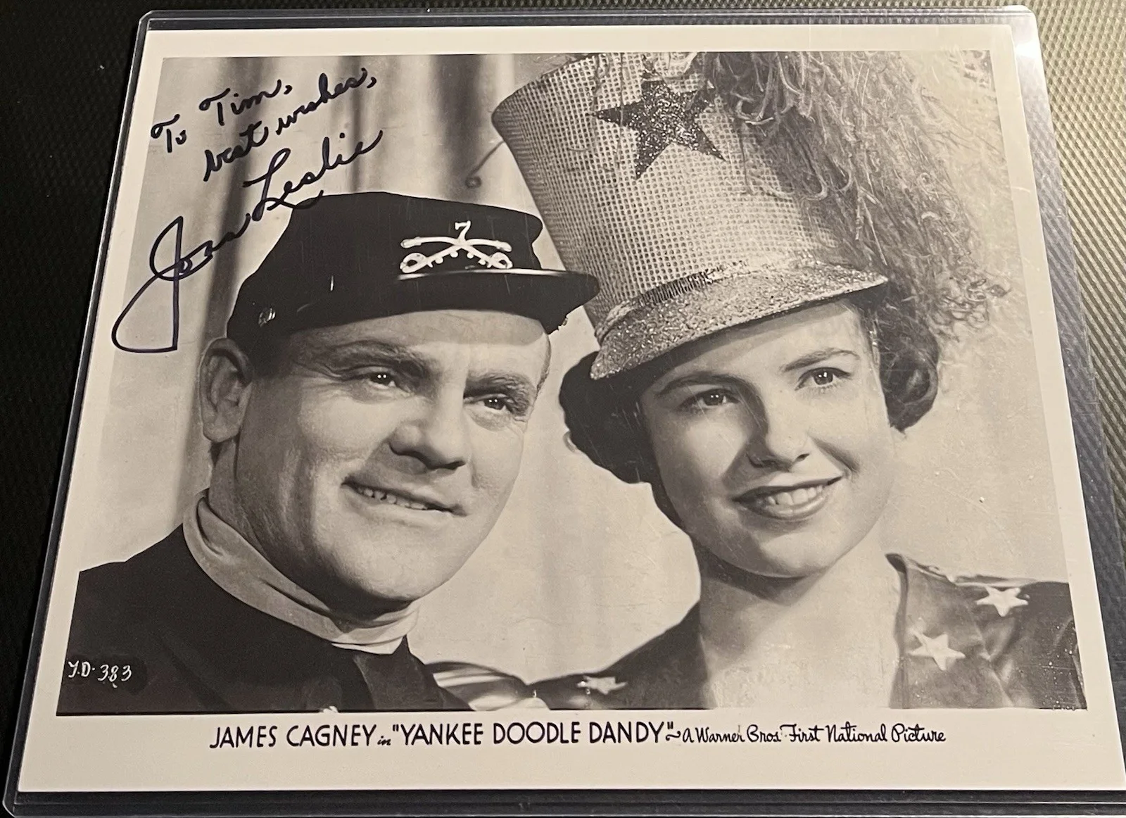 Joan Leslie — Joan Leslie aka Mary Yankee Doodle Dandy Signed 8x10 Photograph w/ COA. Top Load, изображение 3