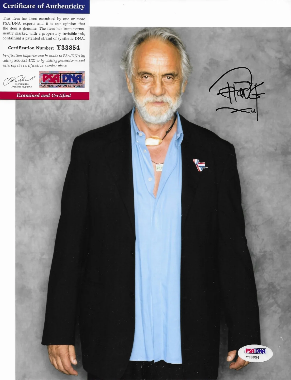 Tommy Chong — Tommy Chong PSA/DNA COA Signed 8x10 Photo Autographed Up in Smoke 54, image 2