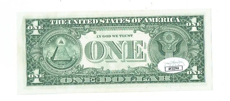 Lynn Redgrave JSA Vintage Signed 2003 Uncirculated $1 Bill Auto Died 2010, изображение 2