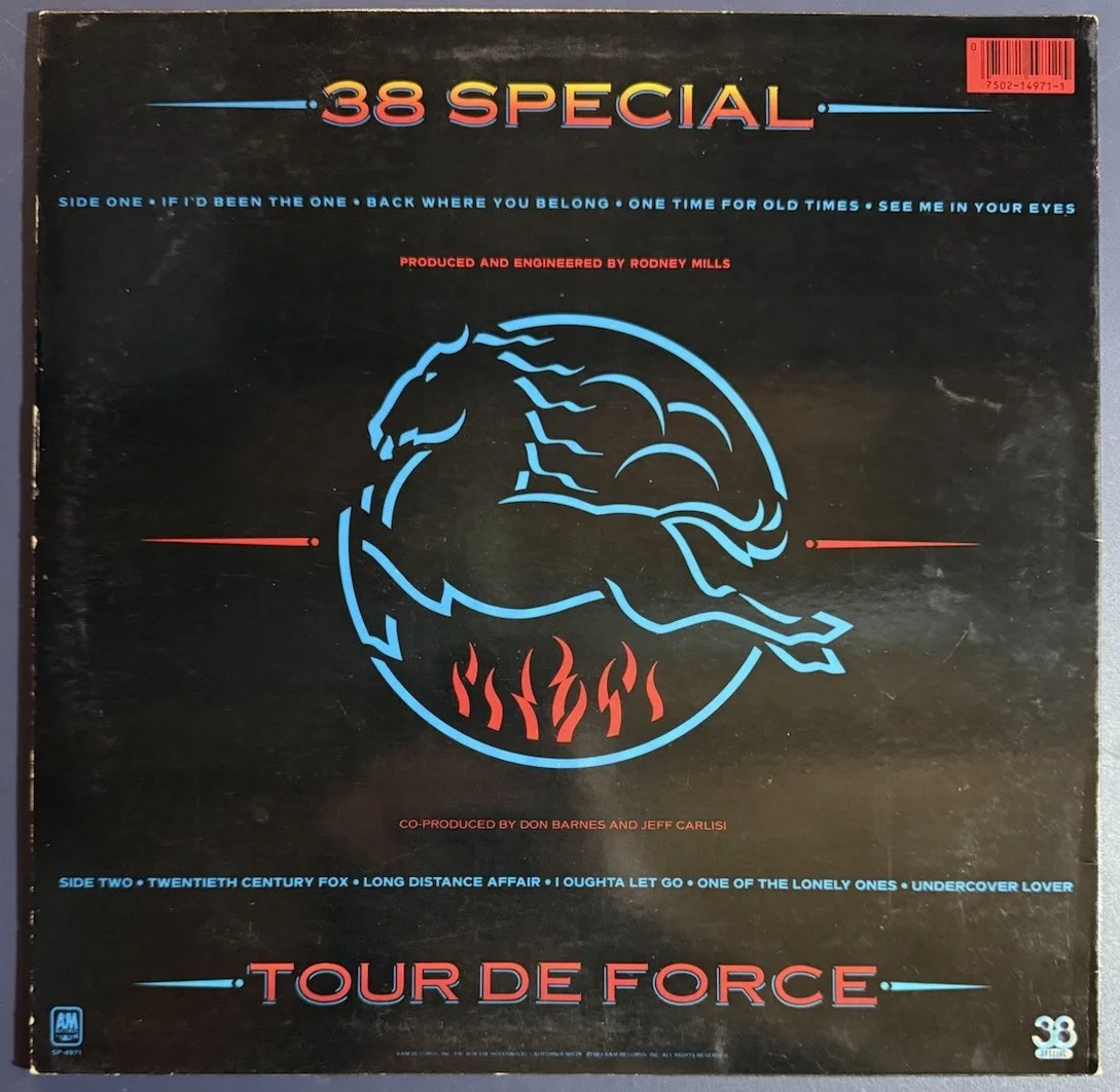 DON BARNES SIGNED TOUR DE FORCE VINYL ALBUM AUTOGRAPH AUTHENTIC COA, image 2
