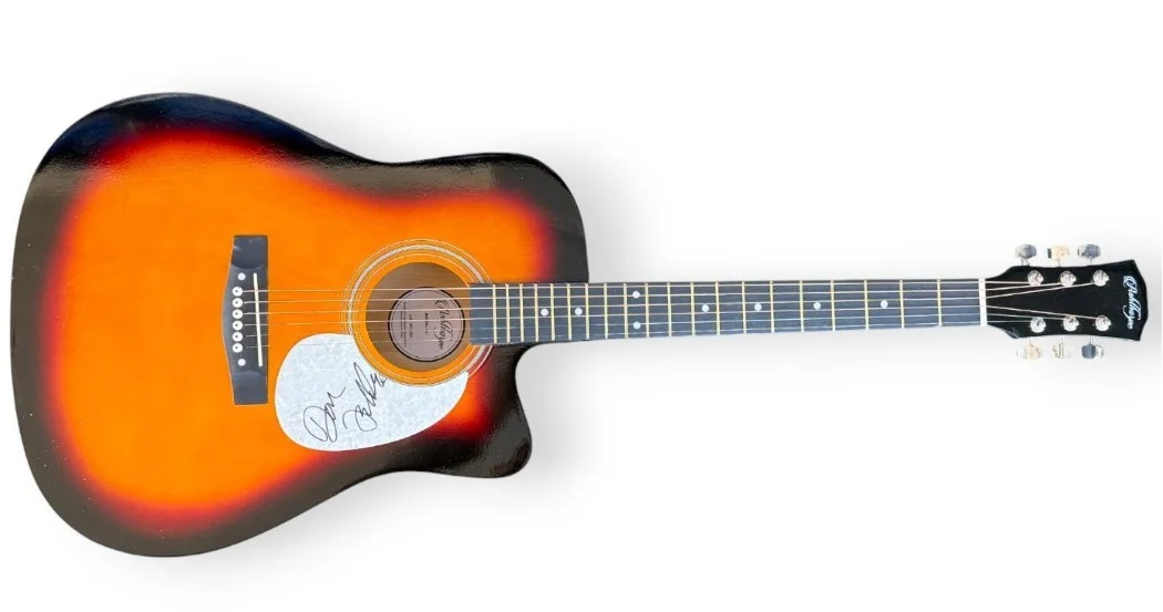 Don Felder Signed Autographed Acoustic Guitar Hotel California JSA BB66698, image 2