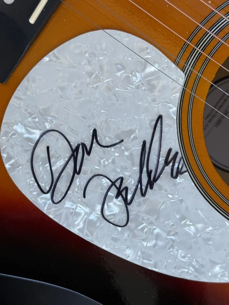 Don Felder Signed Autographed Acoustic Guitar Hotel California JSA BB66698, image 3