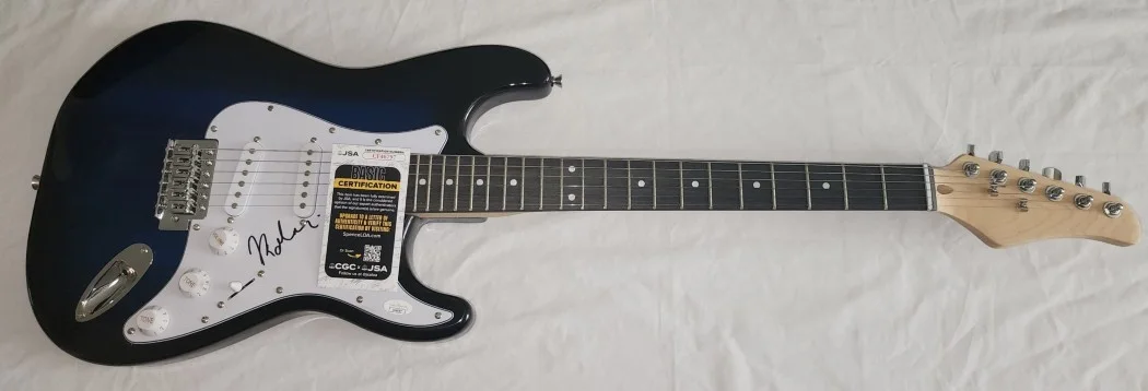J Balvin Signed Autographed Electirc Guitar Loco Contigo Mi Gente JSA CF46797, image 2