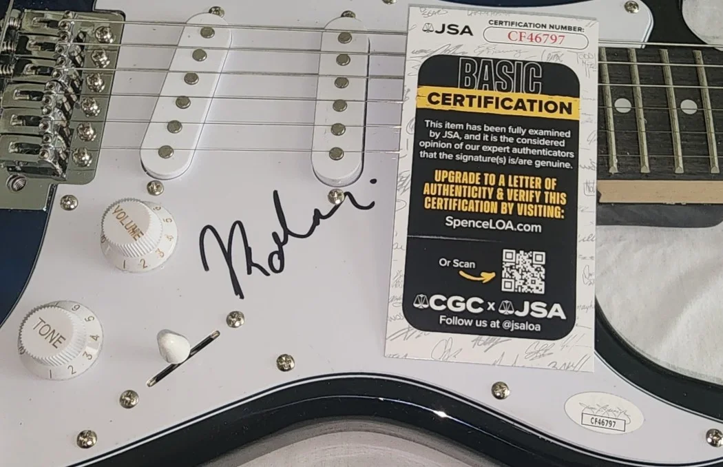 J Balvin Signed Autographed Electirc Guitar Loco Contigo Mi Gente JSA CF46797, image 3