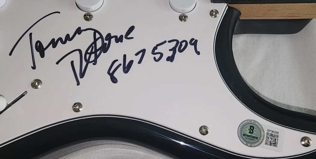 Tommy Tutone Signed Autographed Electirc Guitar Jenny Jenny 8675309 BAS BP96998, image 3
