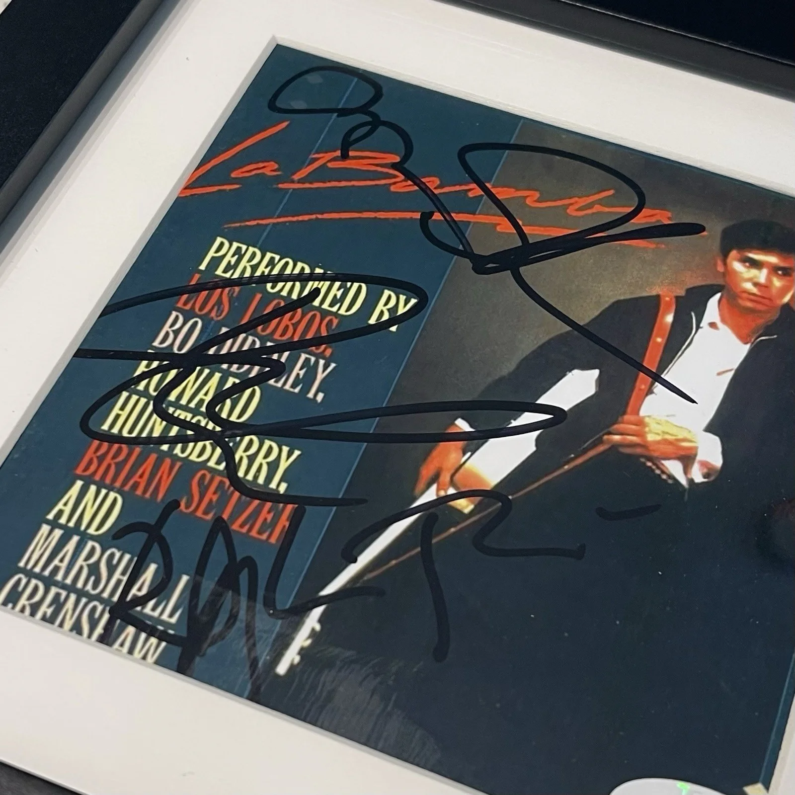 LOS LOBOS FULL BAND SIGNED LA BAMBA SOUNDTRACK CD ALBUM AUTOGRAPH JSA COA, image 3