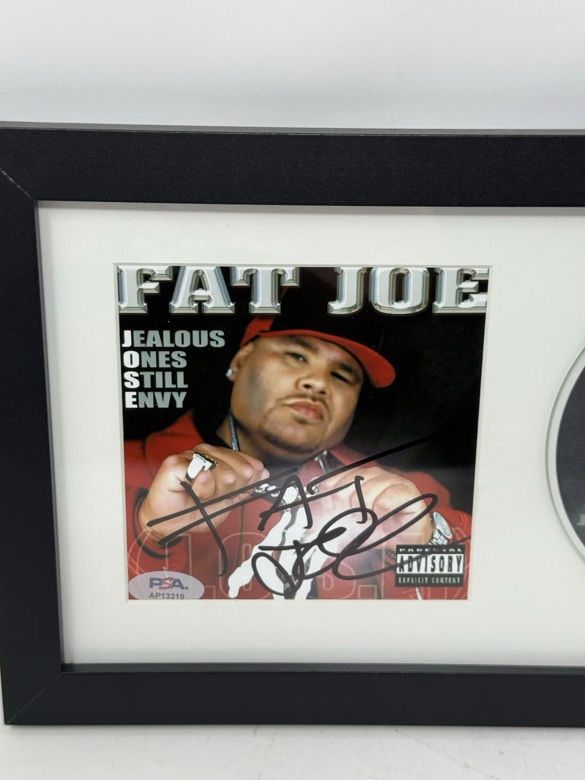 FAT JOE SIGNED AUTOGRAPH JEALOUS ONES STILL ENVY CD FRAMED PSA/DNA COA J.O.S.E, image 2