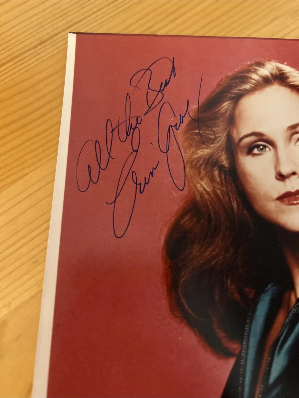 Erin Gray — ERIN GRAY vintage sexy SIGNED 8x10 Buck Rogers Wilma Deering color photo, изображение 5