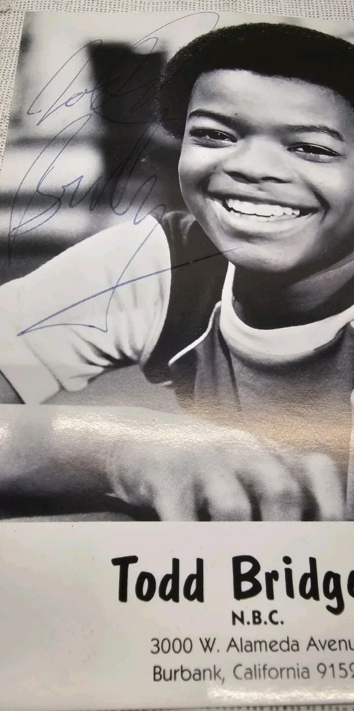 todd bridges — TODD BRIDGES Signed Diff'rent Strokes 5x7 Photo Autograph WILLIS Talent Scout, изображение 2