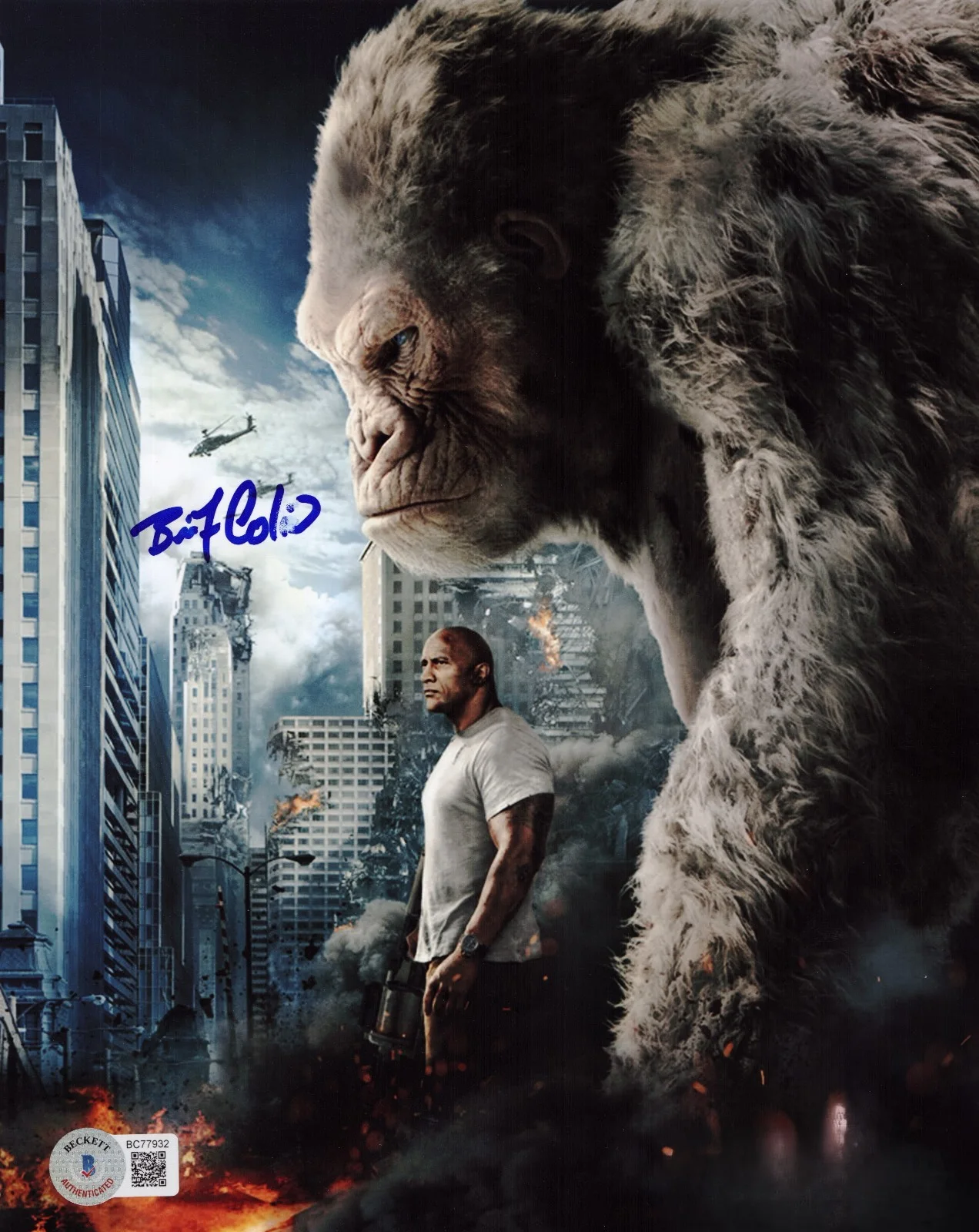 Brian Colin — Brian Colin signed Rampage 8x10 photo autographed #1 Beckett COA
