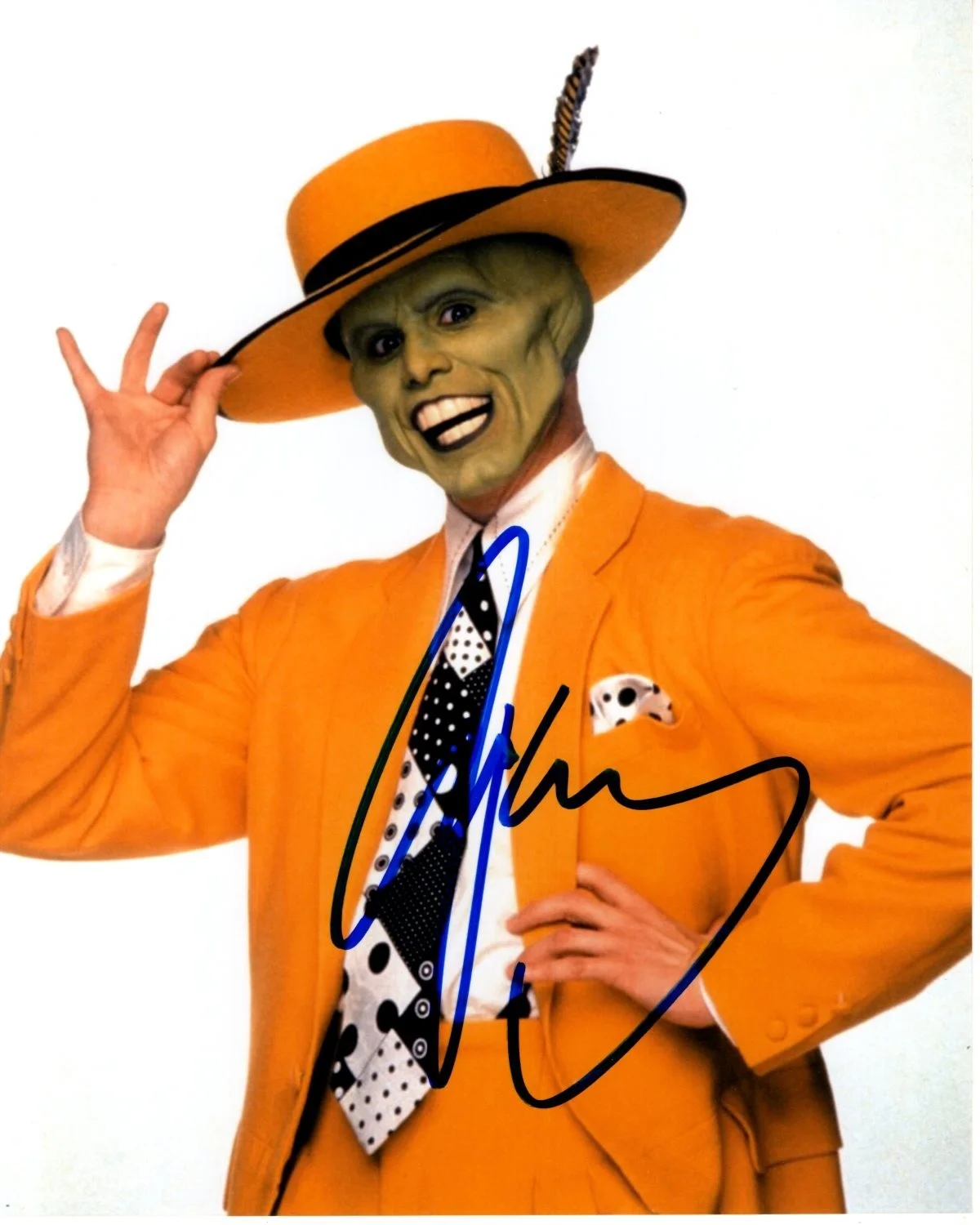Jim Carrey — JIM CARREY Signed Autographed 8x10 THE MASK Photo