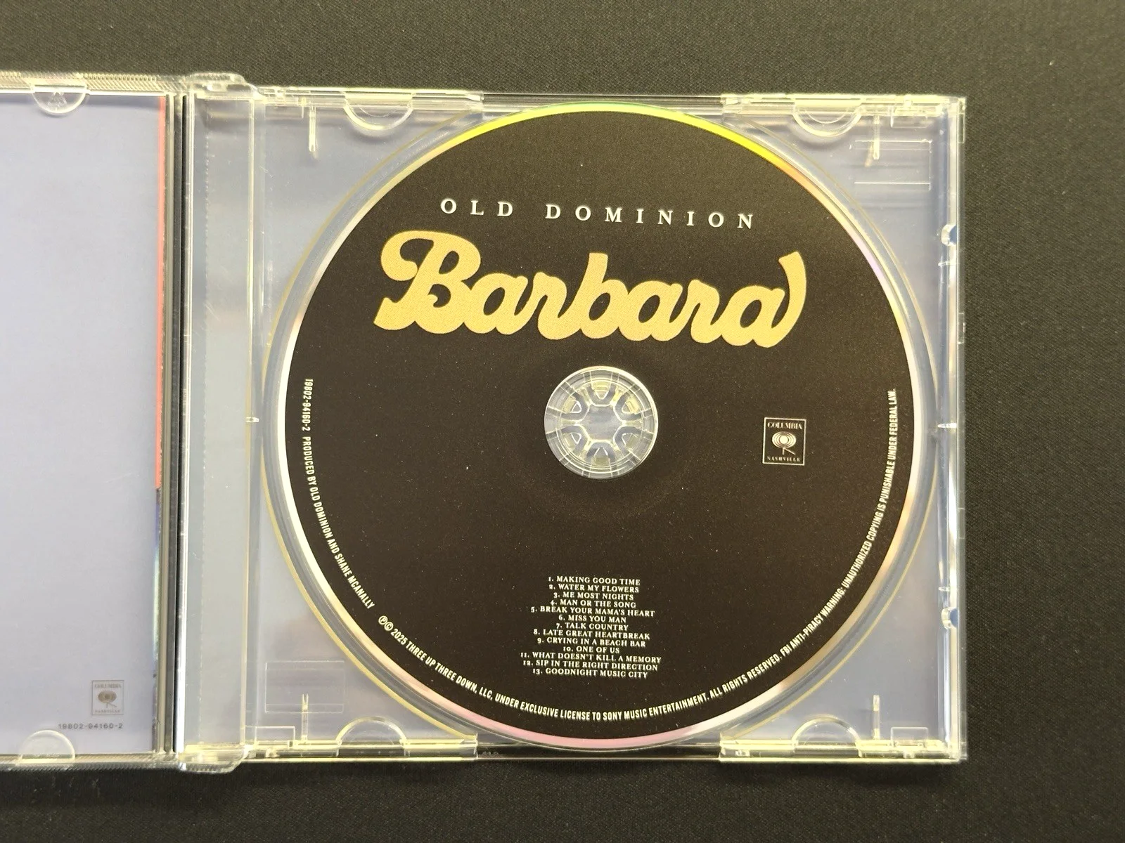 OLD DOMINION Barbara CD Signed Matthew Ramsey Trevor Brad Whit Geoff, изображение 5
