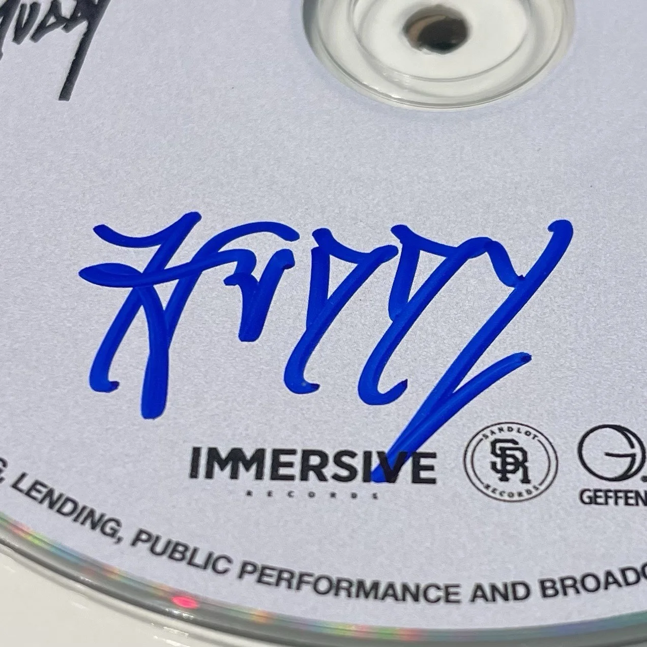 LIL HUDDY SIGNED TEENAGE HEARTBREAK CD ALBUM CHASE HUDSON AUTOGRAPH PSA COA, изображение 3