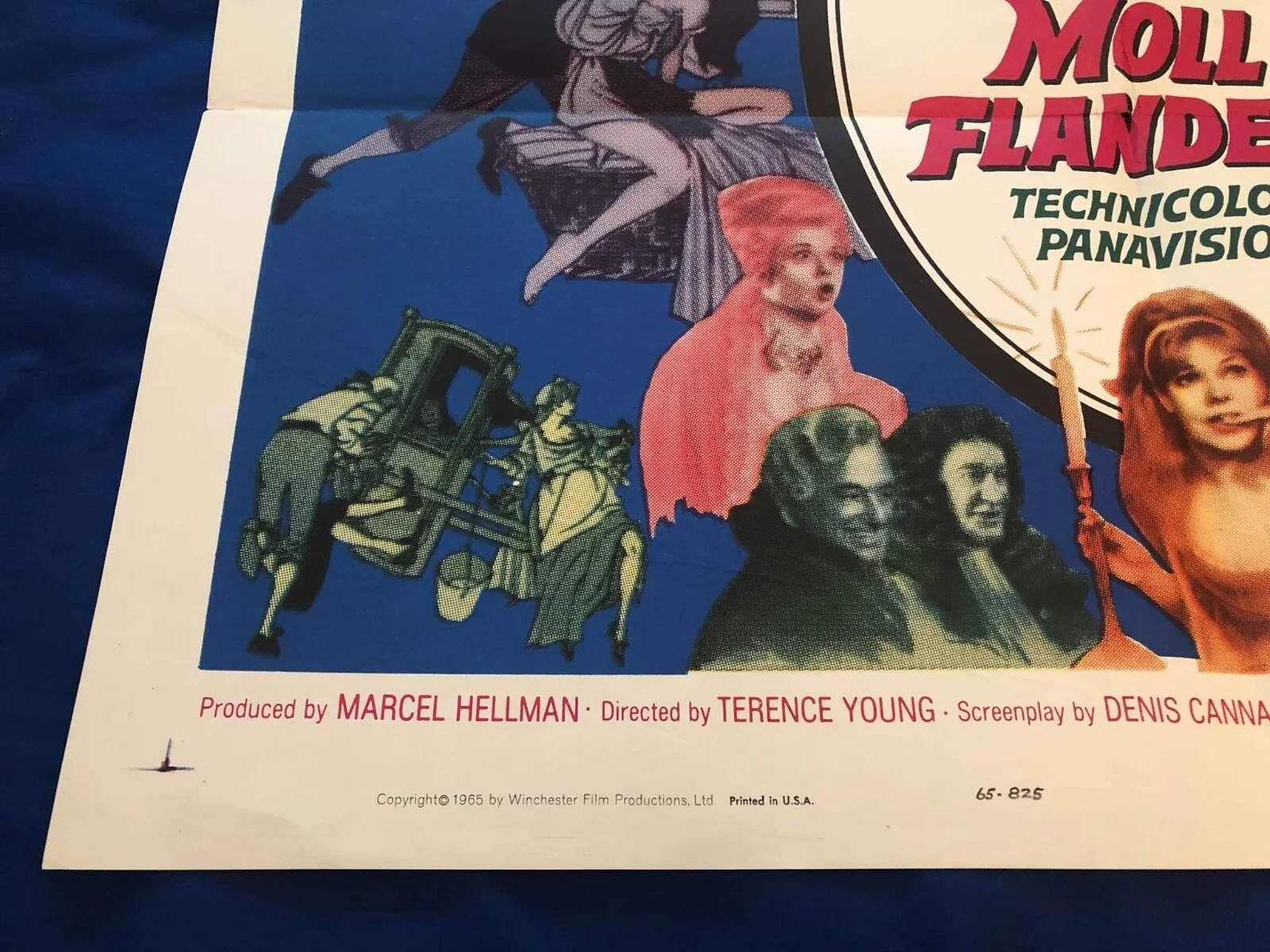 A great looking Original vintage Poster/The Amorous Adventures of Moll Flanders, изображение 4