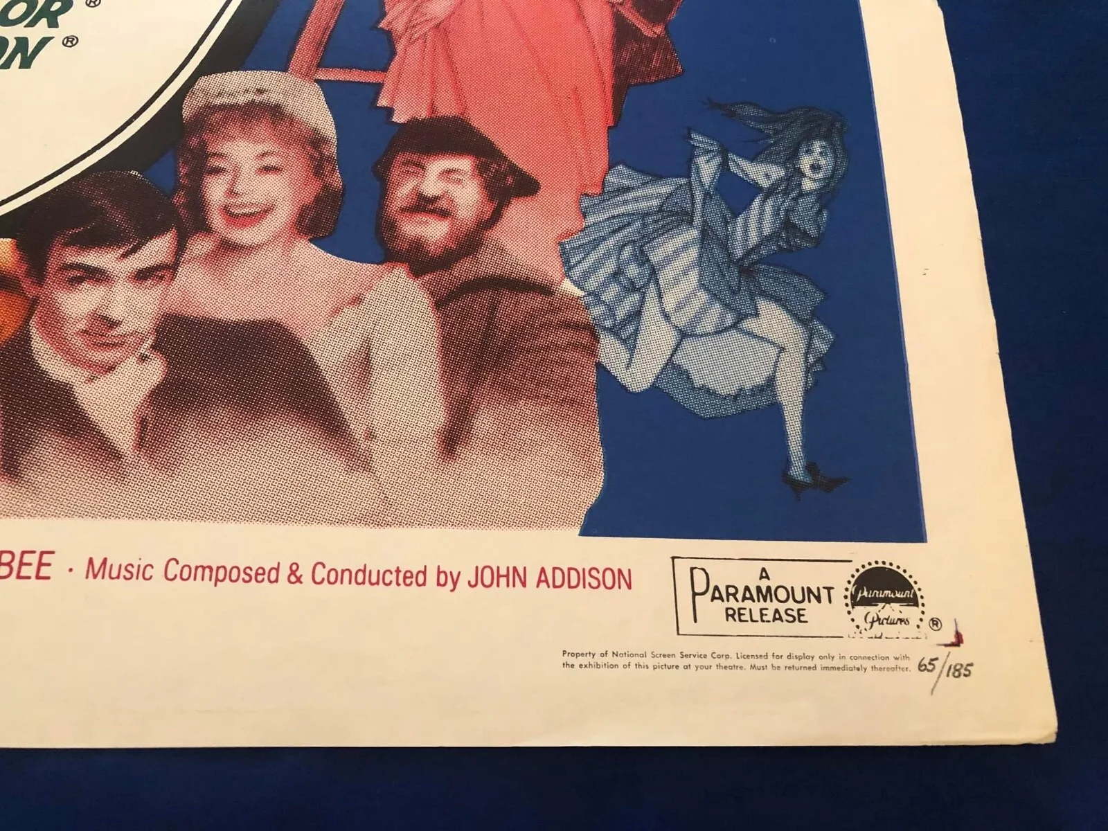 A great looking Original vintage Poster/The Amorous Adventures of Moll Flanders, изображение 5