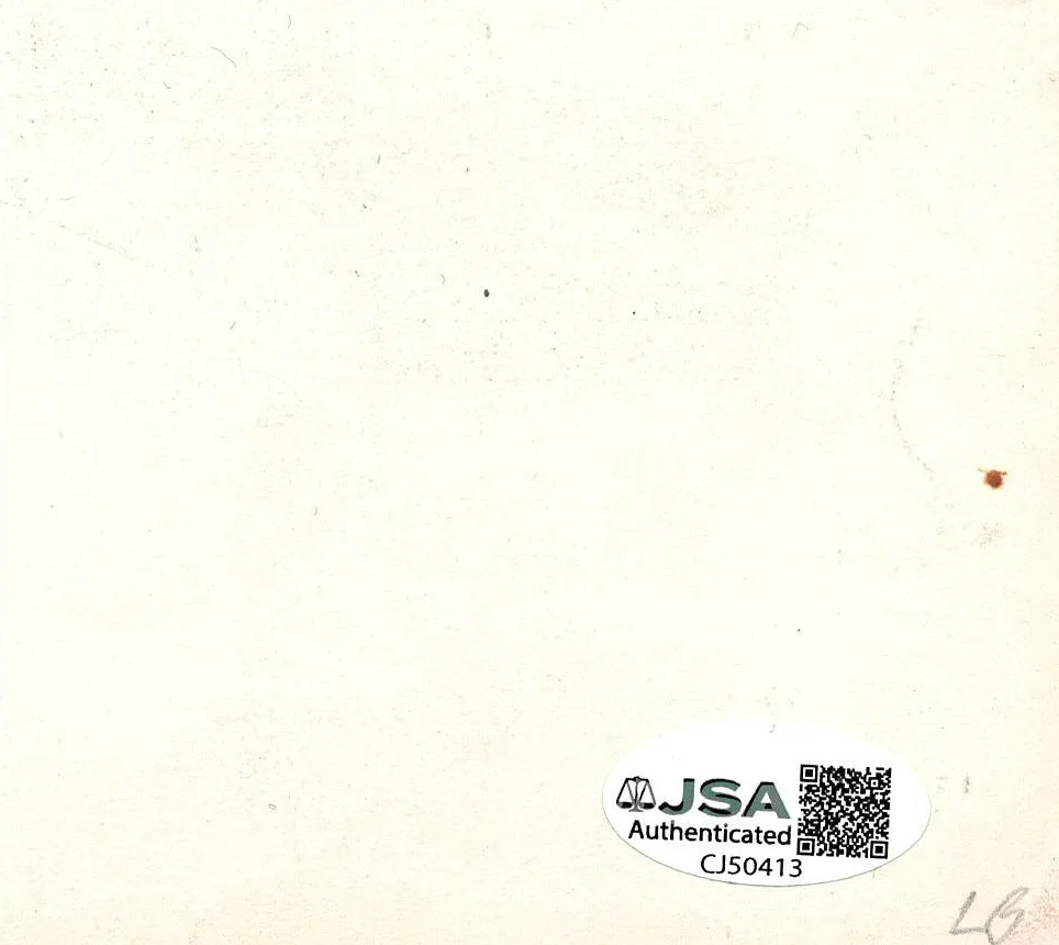 Harry King Cole — Harry King Cole (Hee-Haw) Signed 8.5x8.5 Sketch - JSA Authentication (2), image 4