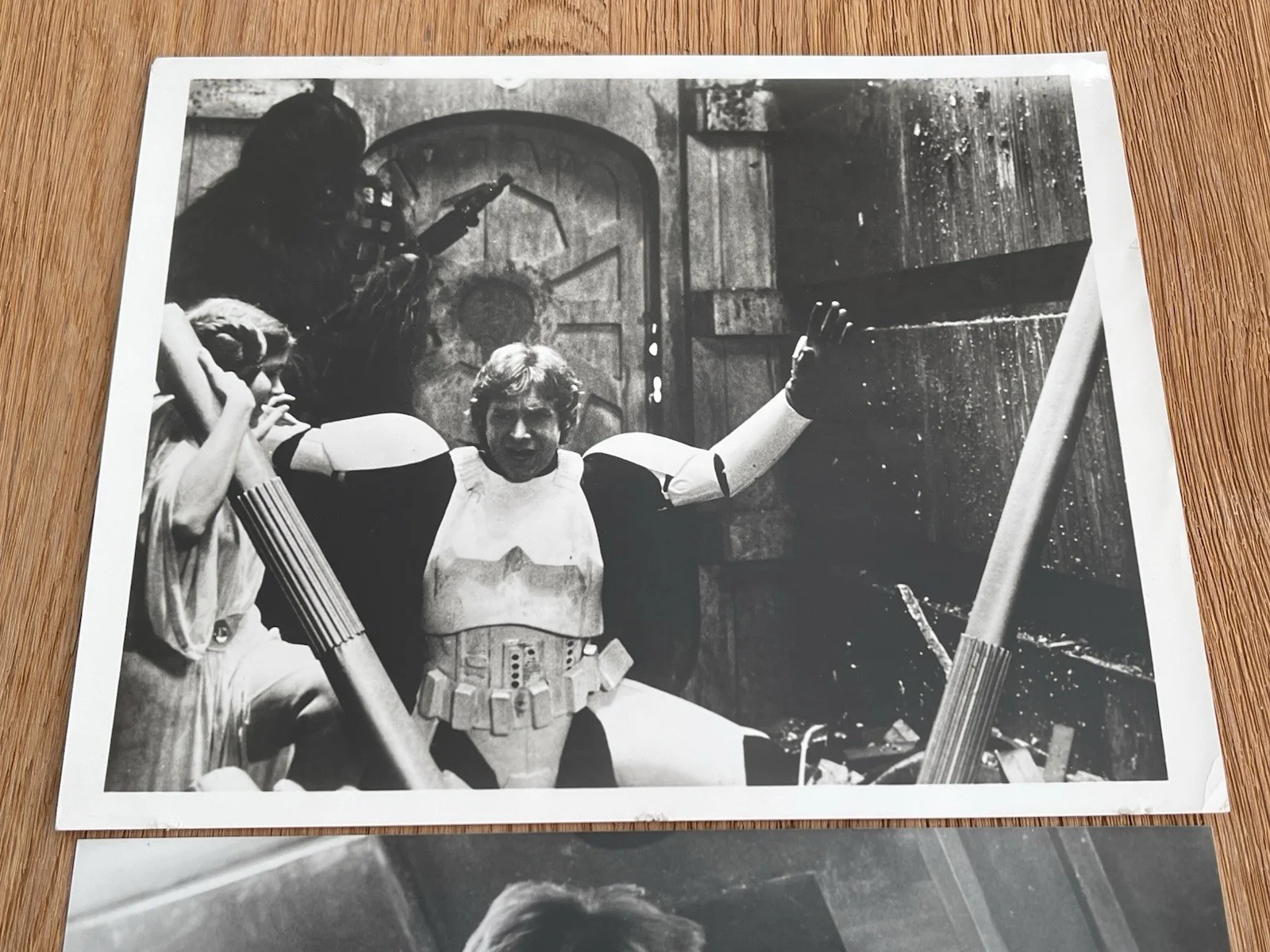 Lot of 3 Star Wars Han Solo Luke Skywalker 10 X 8 Black & White Photographs, изображение 4