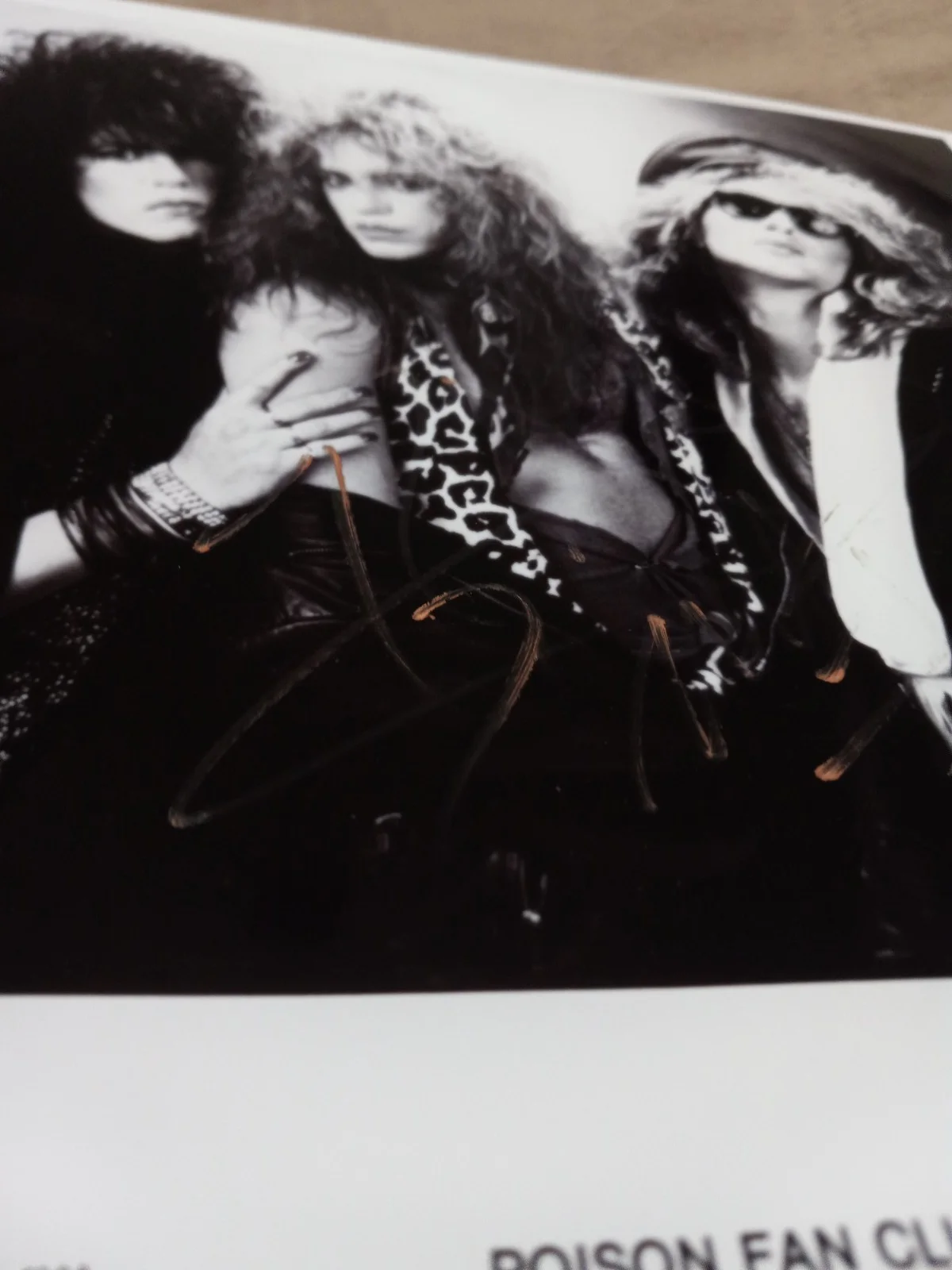 Poison Rock Band Photo Bret Michaels Hand Signed Autographed 8x10 Photo With COA, изображение 4