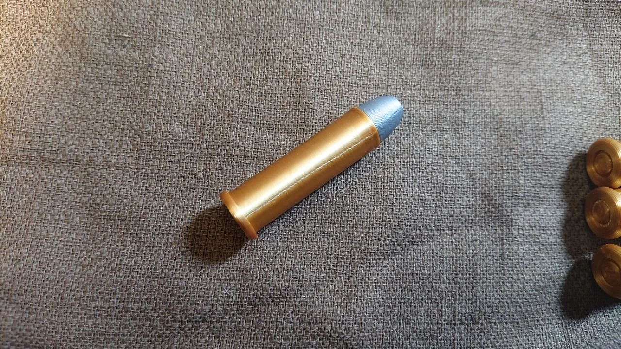 6x 3D Printed Replica historical Bullets shells Cosplay Prop .357 magnum, image 3